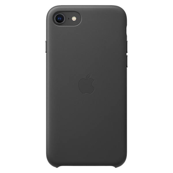 Apple iPhone SE Leather Case Black