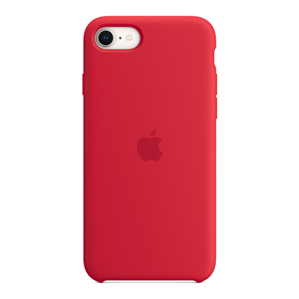 Apple iPhone SE Silicone Case RED