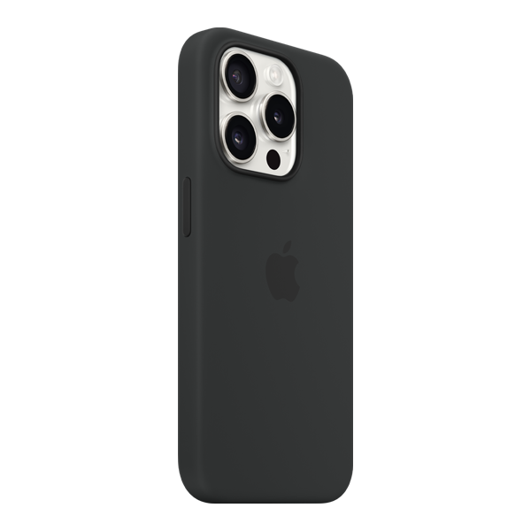 Husa iPhone 15 Pro Silicone Case MagSafe Black