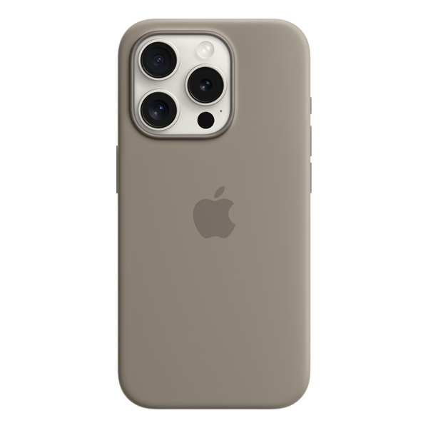 Husa iPhone 15 Pro Silicone Case MagSafe Clay