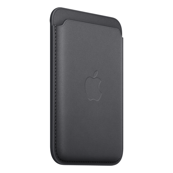 Husa iPhone FineWoven Wallet MagSafe Black