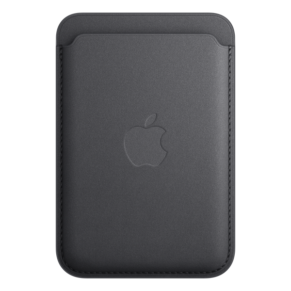 Husa iPhone FineWoven Wallet MagSafe Black