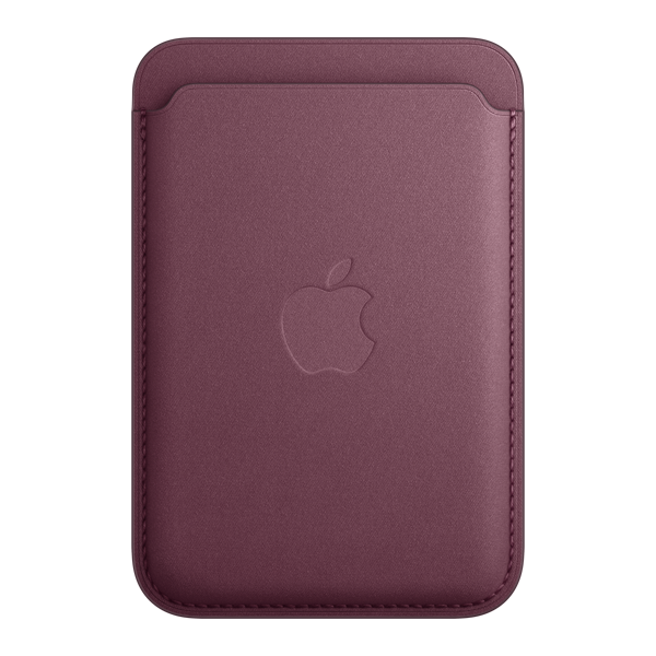 Husa iPhone FineWoven Wallet MagSafe Mulberry