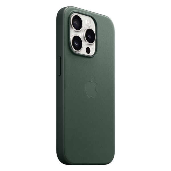 Husa iPhone 15 Pro Max FineWoven MagSafe Evergreen