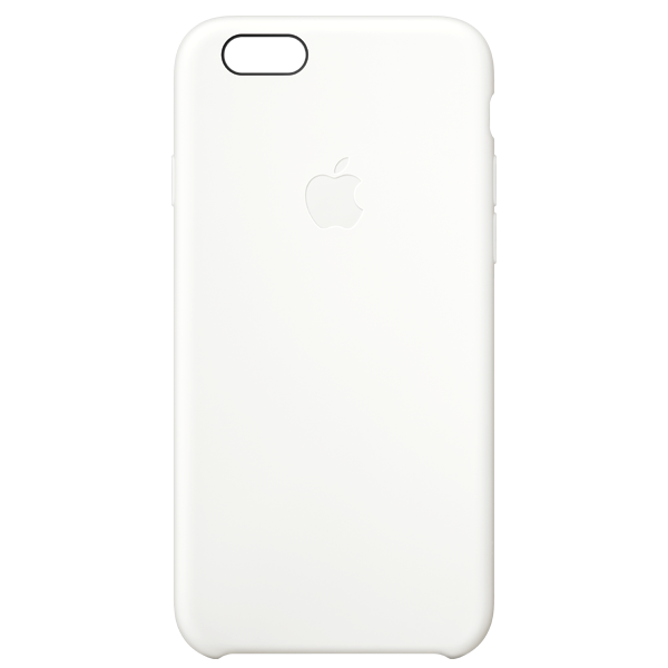 Carcasa alba silicon iPhone 6