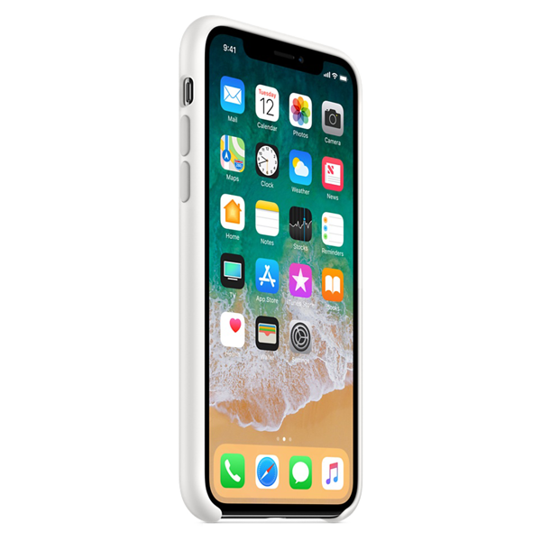 Apple iPhone X Silicone Case - White