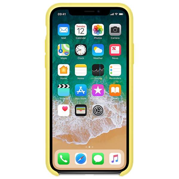 Apple iPhone X Silicone Case - Lemonade