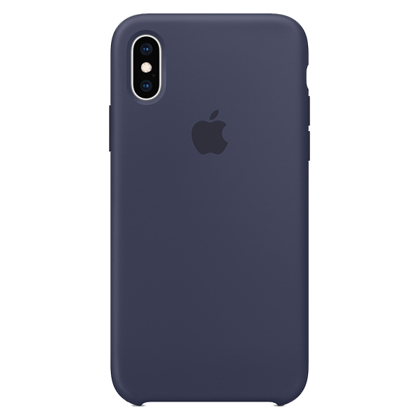 Apple iPhone XS Max Leather Case Midnight Blue MRWU2ZM