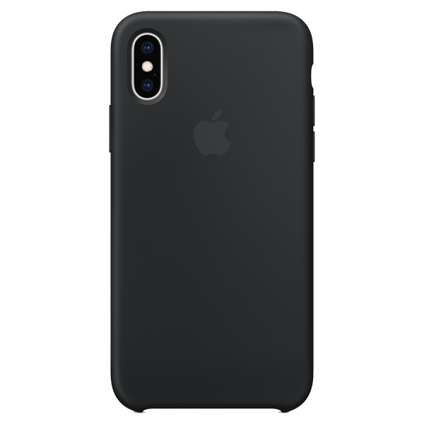 Apple iPhone XS Silicone Case Black