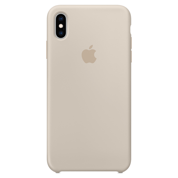 Apple iPhone XS Silicone Case Stone