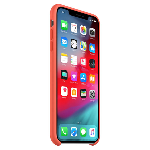 Apple iPhone XS Silicone Case Nectarine