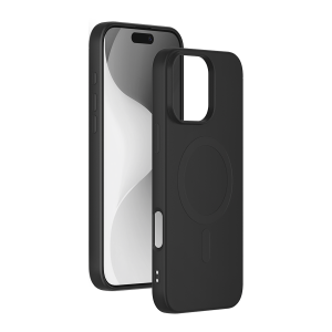 BigBen husa silicon MagSafe iPhone 16 Pro Max Black
