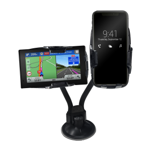 Bigben suport auto dual 2 telefoane Black