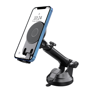 Bigben suport auto 2in1 MagSafe SUPVMSAIRVPBRB Black