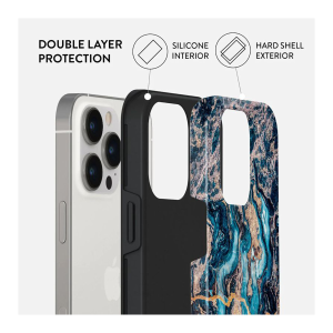 Burga husa dual layer Mystic River iPhone 16 Pro