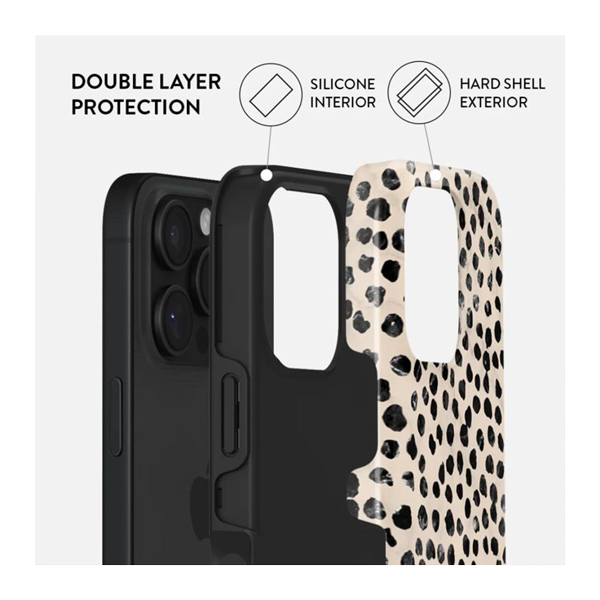 Burga husa dual layer Almond Latte iPhone 16 Pro