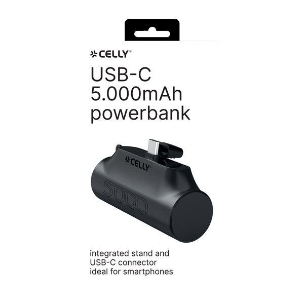 Baterie externa ultra-portabila 5000 mAh Black