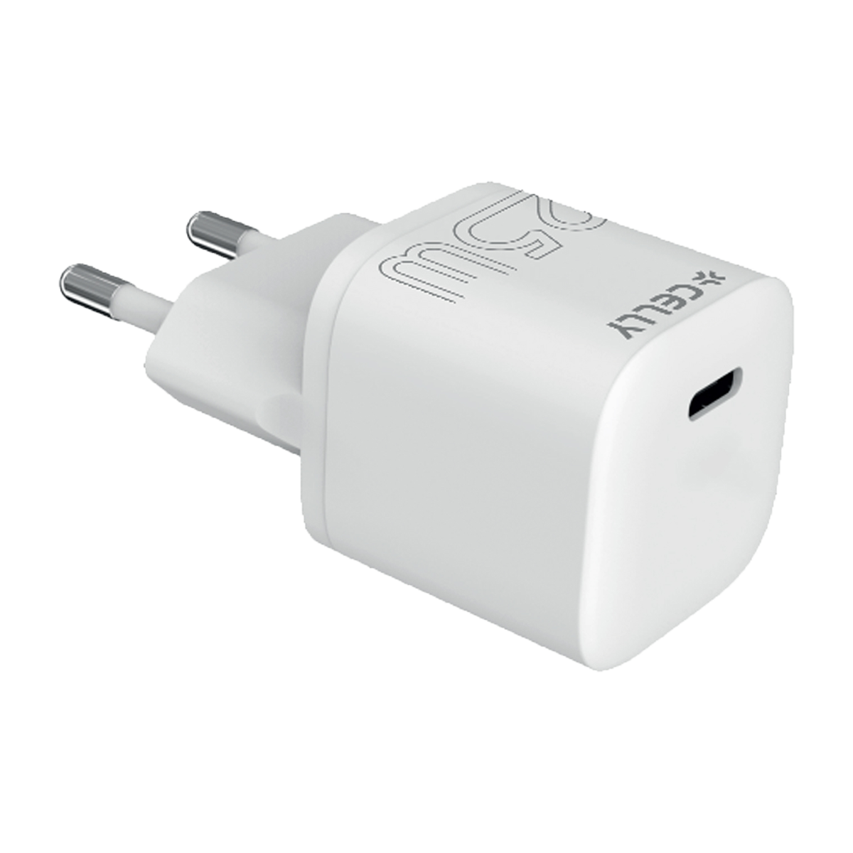 adaptor priza USB-C 25W White