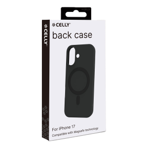 Celly husa MagSafe iPhone 17 Black