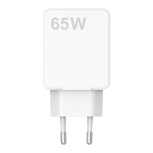 Celly adaptor Slim Ultra Compact GaN 2xUSB-C 65W White