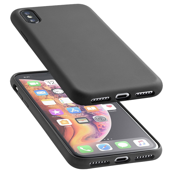 Cellularline softtouch silicone case black iPhone XS Max Accesorii