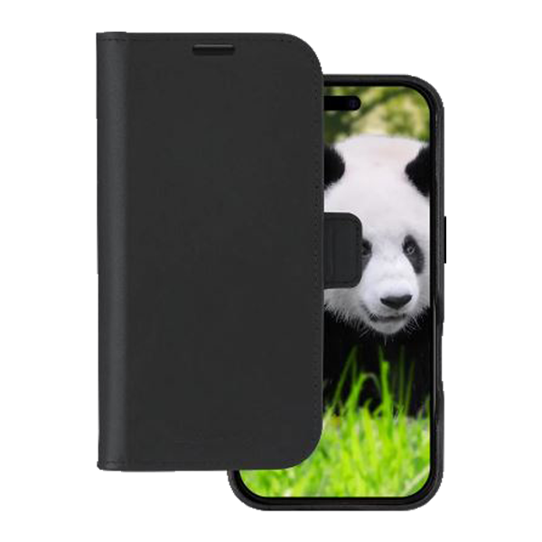 Dbramante Husa piele Lynge Wallet iPhone 16 Pro Black