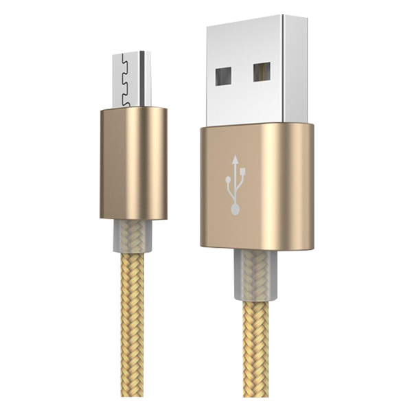 Cablu Gracious MicroUSB,Gold