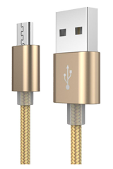 Devia Cablu Gracious MicroUSB champagne gold