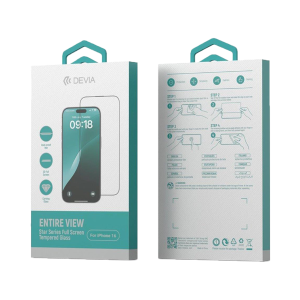 Devia folie sticla full screen iPhone 16