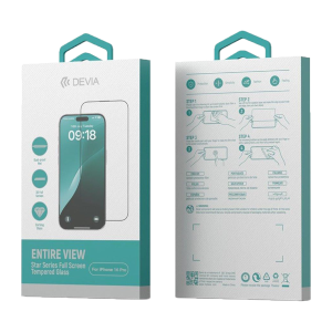 Devia folie sticla full screen iPhone 16 Pro