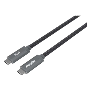 Energizer cablu usb-C 3.2 60W 10Gbps 2m C831CKGY Black