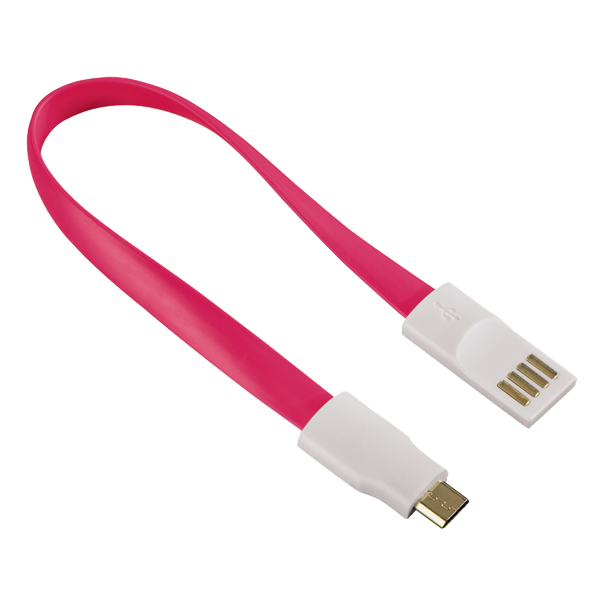 Hama cablu micro-usb magnetic Red