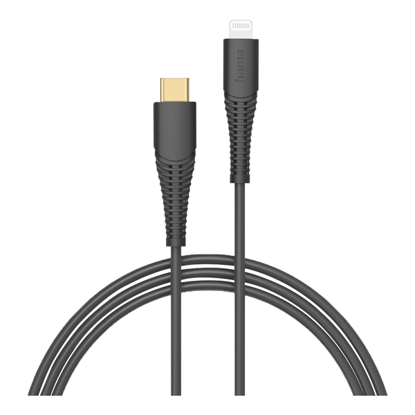 Hama cablu USB-C to Lightning 1.5m Black
