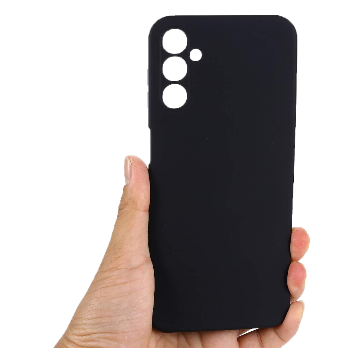 husa silicon Galaxy A15 Soft Slim Black