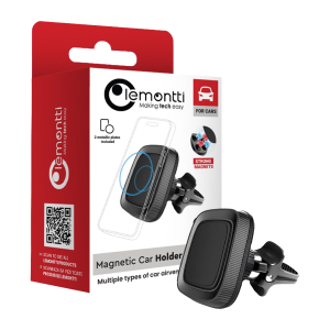 Lemontti suport auto magnetic 360 ventilatie Black
