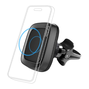 Lemontti suport auto magnetic 360 ventilatie Black