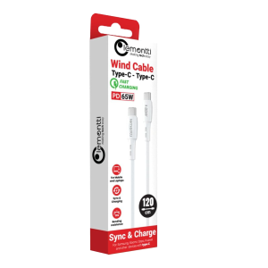 Lemontti cablu USB-C to USB-C PD 65W 1.2m White