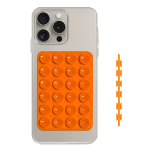 Lemontti suport cu ventuze duo pentru telefon Orange