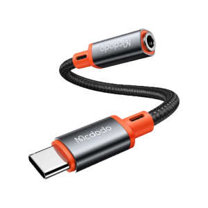 Mcdodo adaptor Type-C to jack 3.5mm 11cm Black