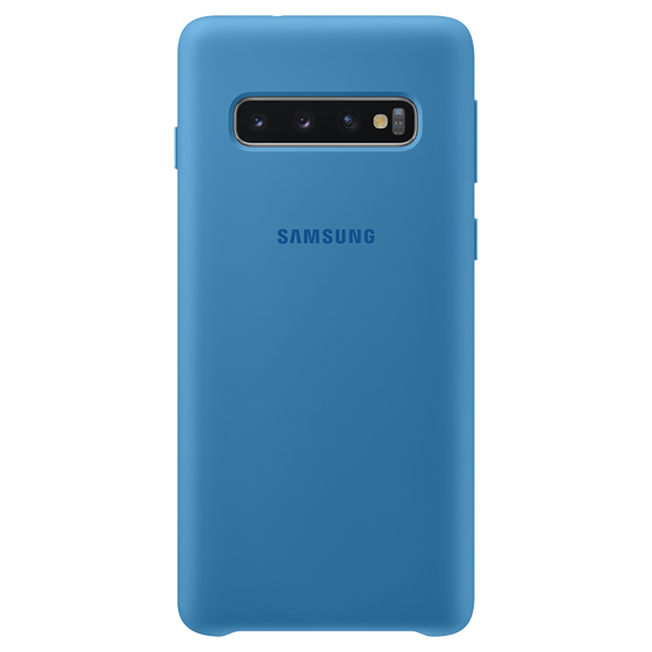 Samsung silicone cover Galaxy S10 Blue