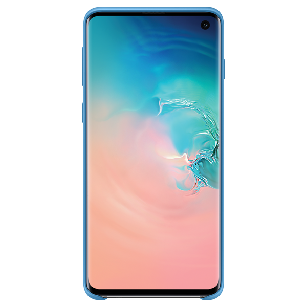 Samsung silicone cover Galaxy S10 Blue