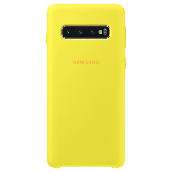 Samsung silicone cover Galaxy S10 Yellow