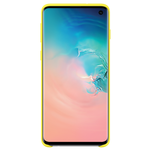 Samsung silicone cover Galaxy S10 Yellow