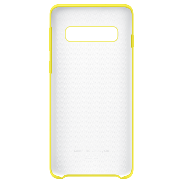 Samsung silicone cover Galaxy S10 Yellow