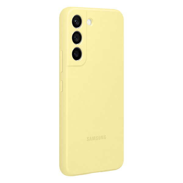 Samsung S22 5G Silicone Cover Yellow
