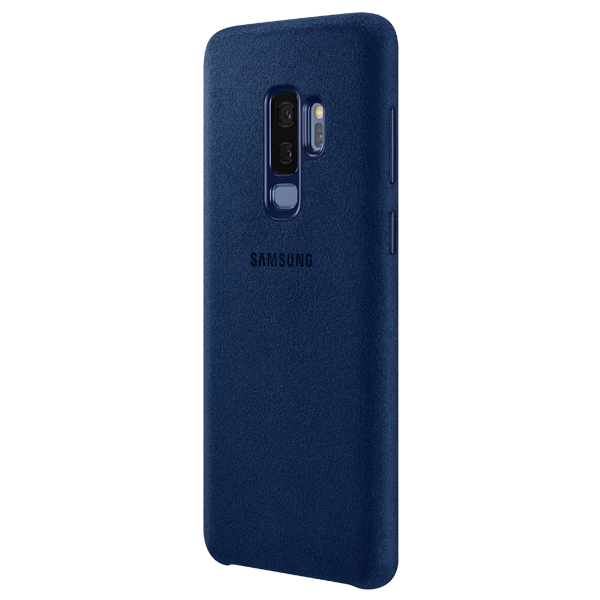 Samsung Alcantara Cover Blue Galaxy S9 Plus