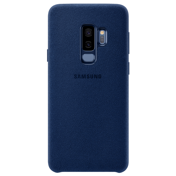 Samsung Alcantara Cover Blue Galaxy S9 Plus