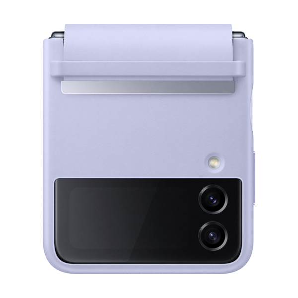 Samsung Z Flip 4 5G Flap Leather Cover Purple EFVF721LLEGWW