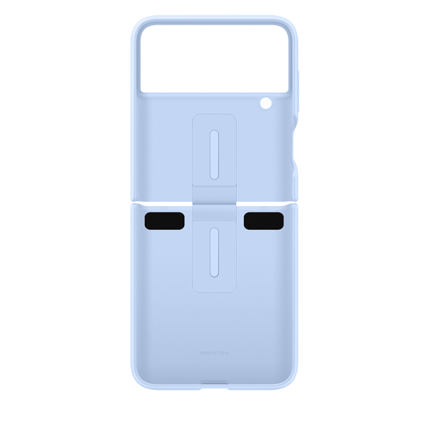 Samsung Z Flip 4 5G Silicone Cover Ring Blue EFPF721TLEGWW
