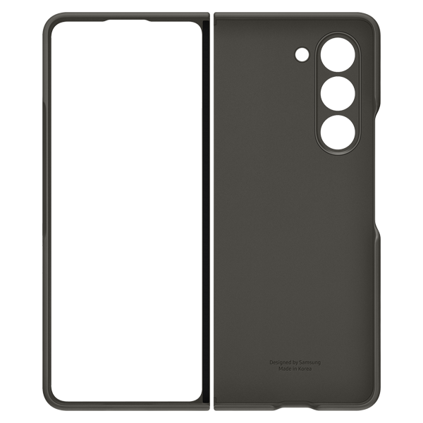 Samsung Fold5 standing case w strap Graphite